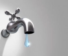L'interruption d'eau potable
